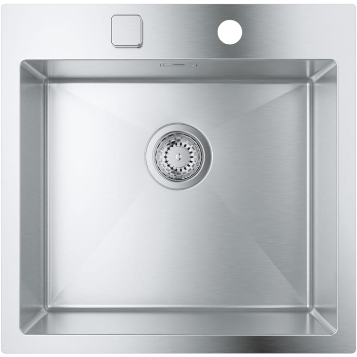 Grohe K800 diskbänk, 51,8x51 cm, rostfritt stål