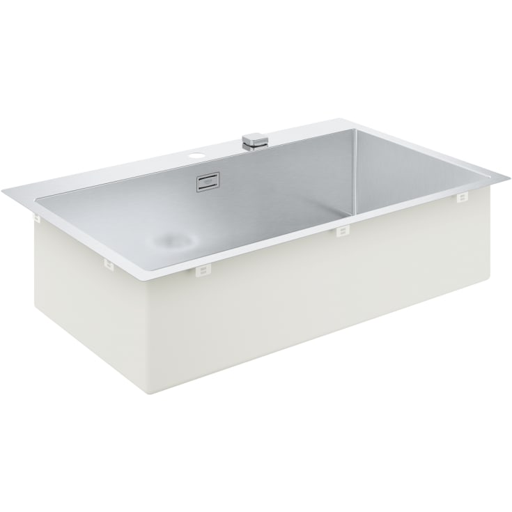 Grohe K800 diskbänk, 84,6x51 cm, rostfritt stål