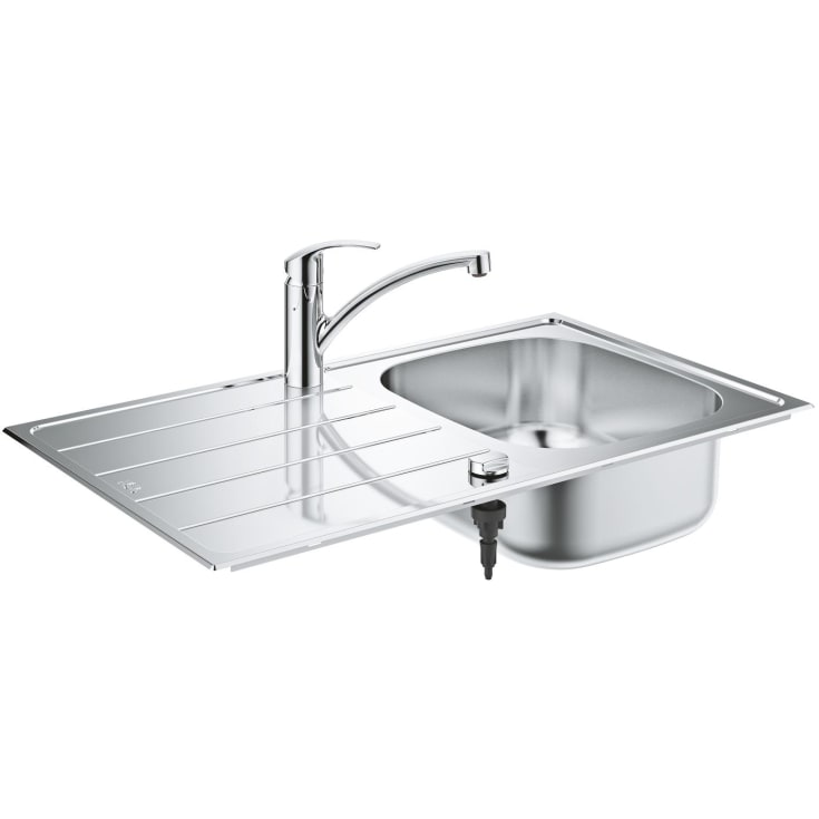 Grohe K200 diskbänk, 86x50 cm, rostfritt stål