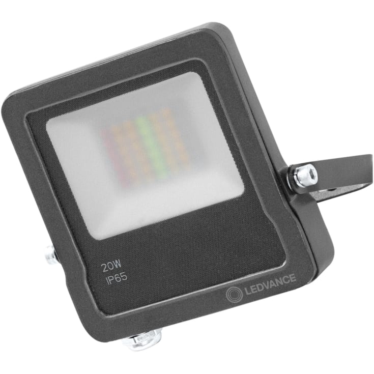 Ledvance smart+ Floodlight strålkastare, 20W, RGB, wifi, grå