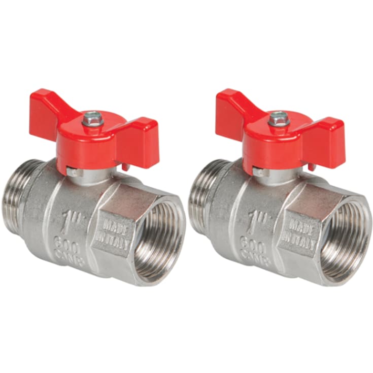 Uponor Vario avstängningsventil, 2st, G25