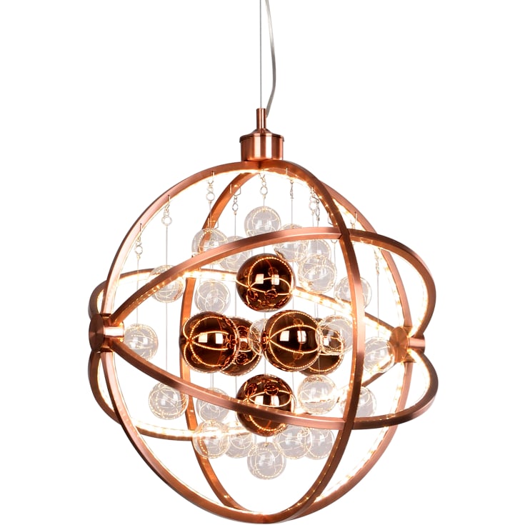 Nielsen Light Galaxy lysekrone, kobber