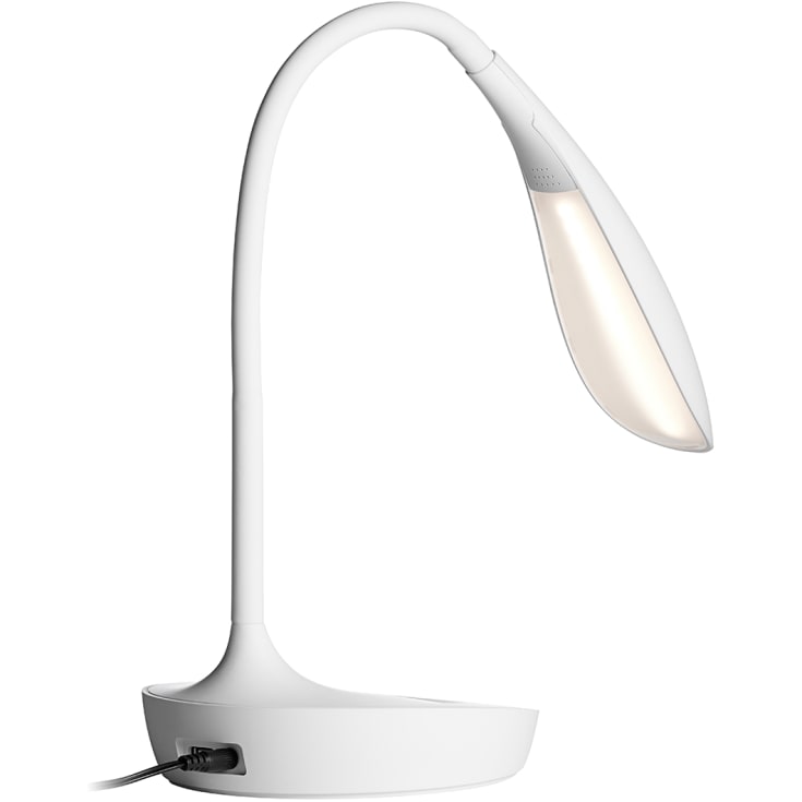 Nielsen Light Samba bordlampe med USB, hvid