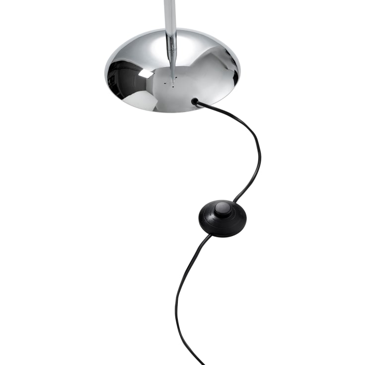 Nielsen Light Salsa golvlampa, krom med röd, gul och grön skärmar