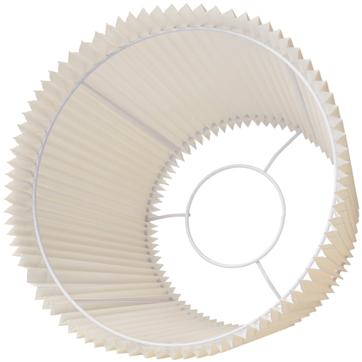 Nielsen Light Emma Villa Plisse lampeskærm, beige, H22,5 cm