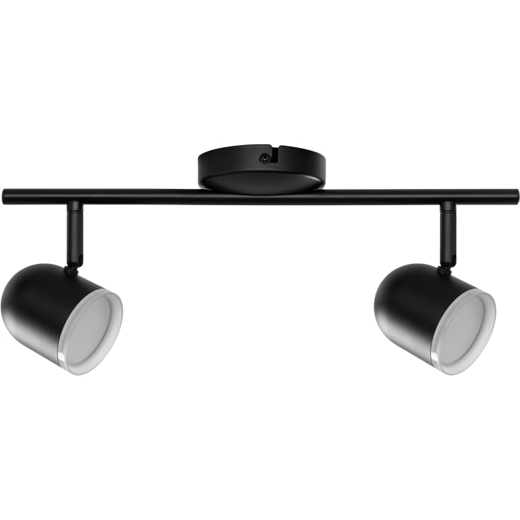 Nielsen Light Hall spotlampe, 2 spot, svart