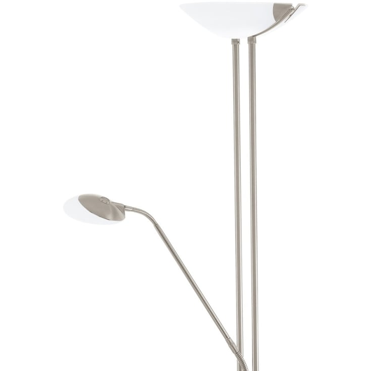 Eglo Baya 1 gulvlampe, børstet stål