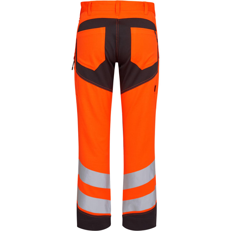 FE Engel stretchbukse 2544, varselklasse 2, oransje/grå, størrelse 96