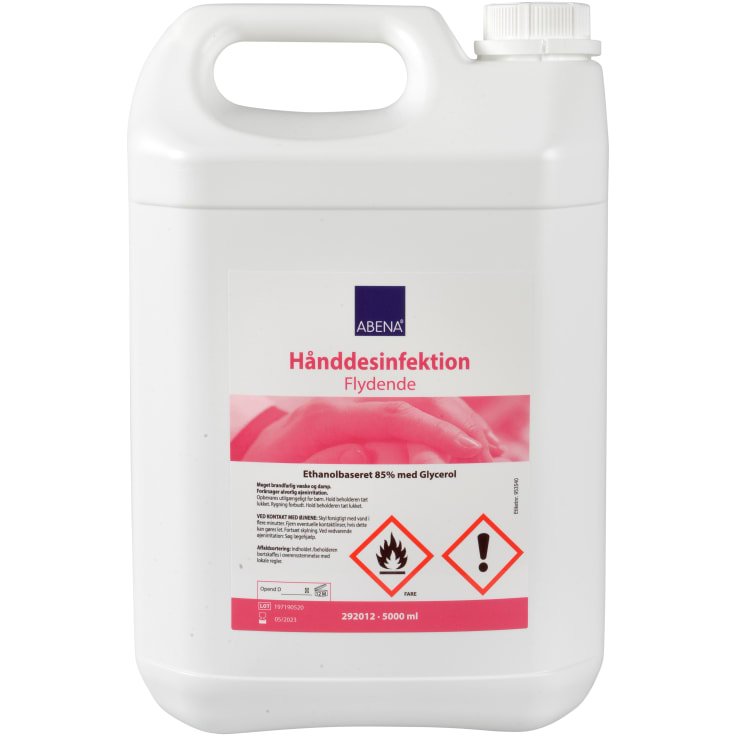 Abena hånddesinfektion, flydende, 85% ethanol, 5 l