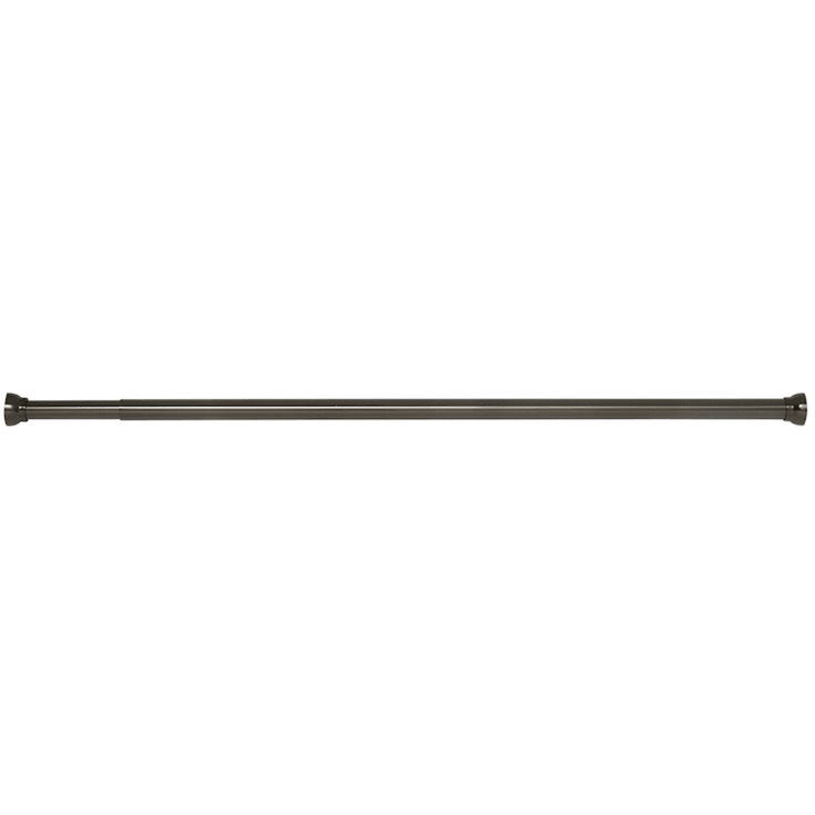 Spirella Kreta badeforhængsstang, 75-125 cm, sort titan