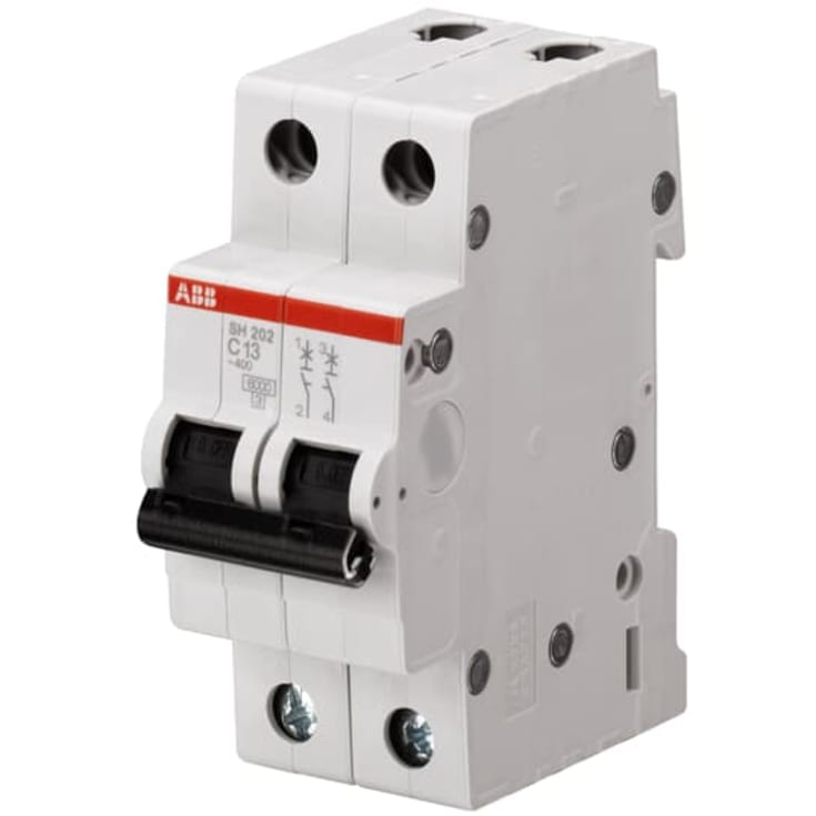 Automatsikring C 16A 2P, SH202-C16