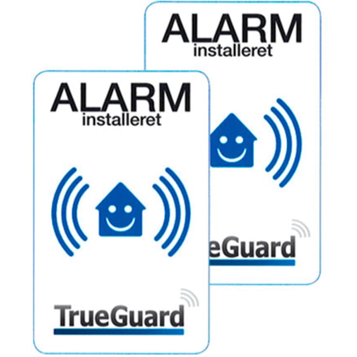 TrueGuard alarm skilt