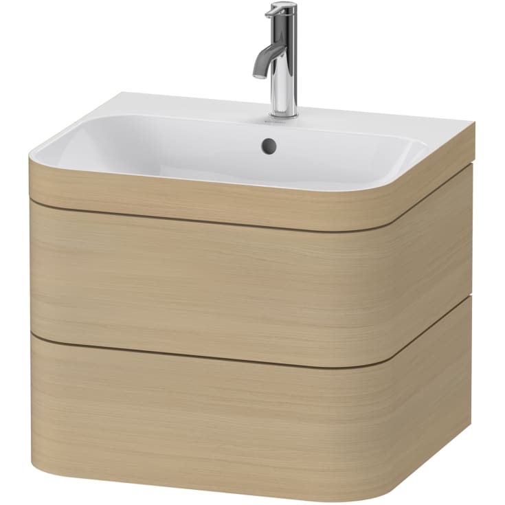 Duravit Happy D.2 møbelpakke, 57,5x49 cm, eik
