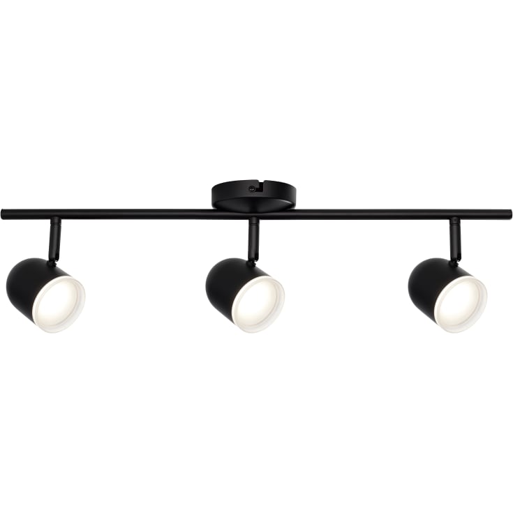 Nielsen Light Hall taklampa, 3 spottar, svart