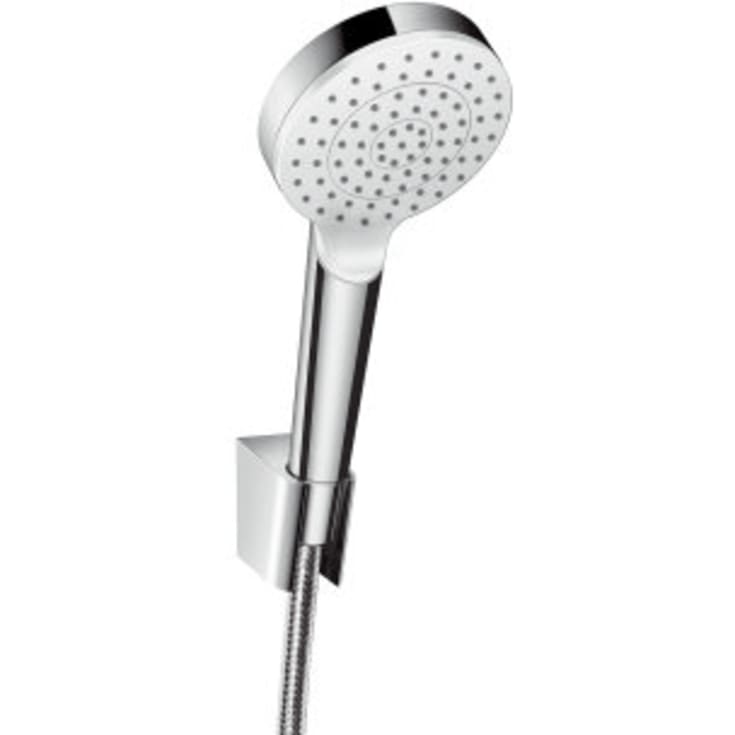 Hansgrohe Crometta brusesæt, vandbesparende krom/hvid