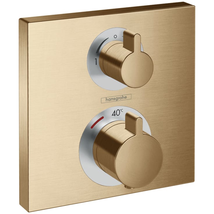 Hansgrohe Ecostat Square brusearmatur, børstet bronze