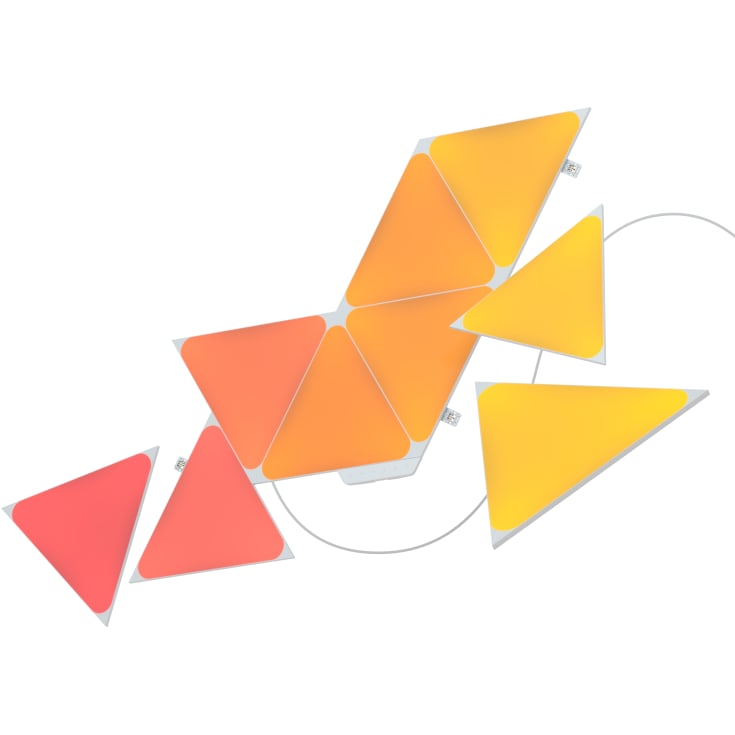 Nanoleaf Shapes Triangles, startpakke med 9 paneler