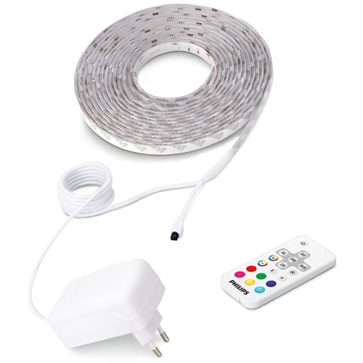 Philips myLiving LED strip med farvet lys & fjernbetjening, 5 meter