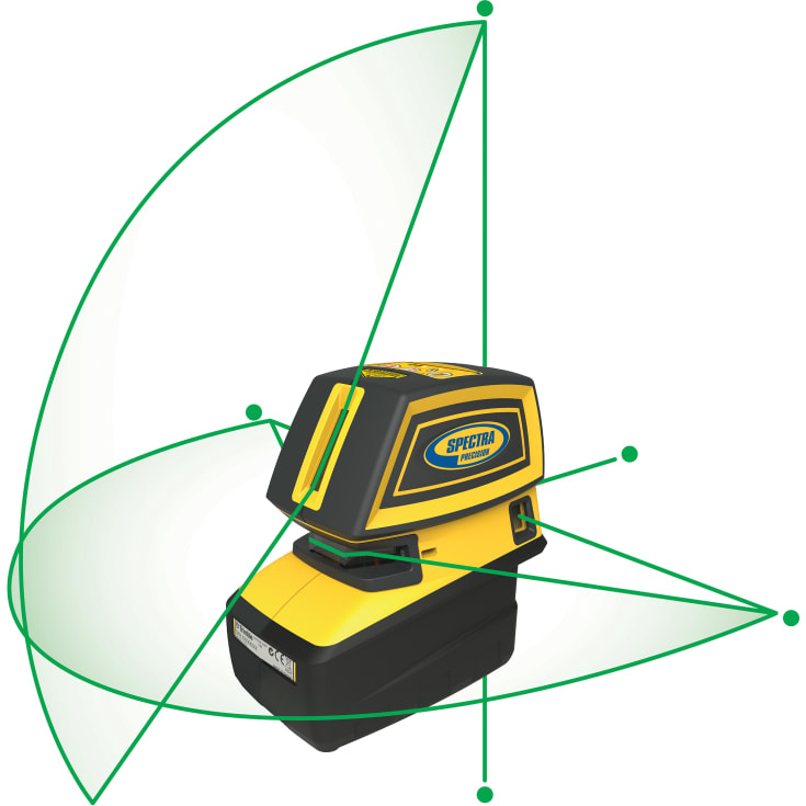 Spectra LT52G grön punkt/linje laser