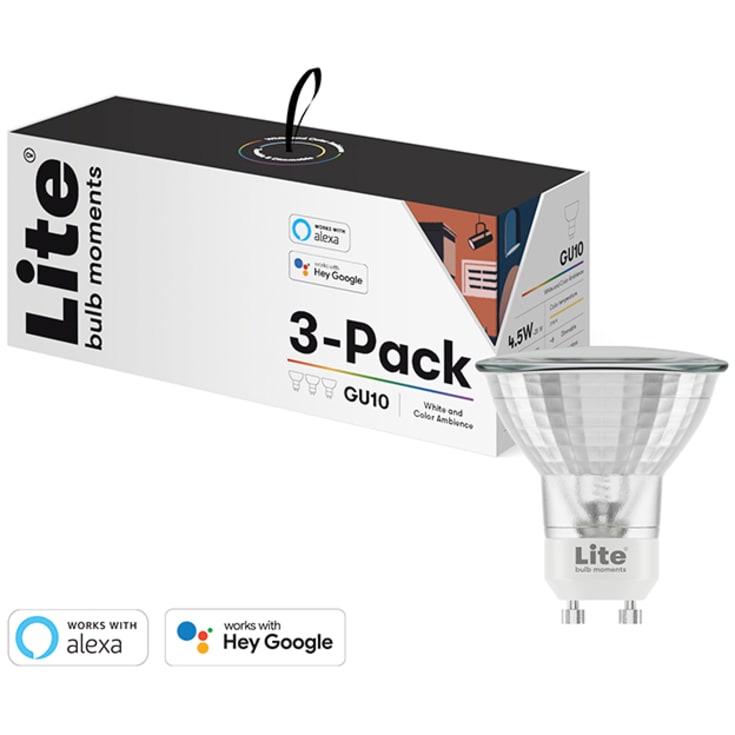 Lite bulb moments GU10 spotpære, 3-pak