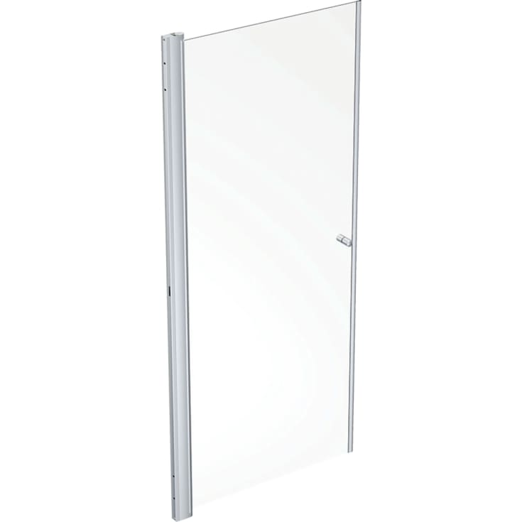 Contura Shower Space dusjdør, 62 cm, klart glass, aluminiumsprofil
