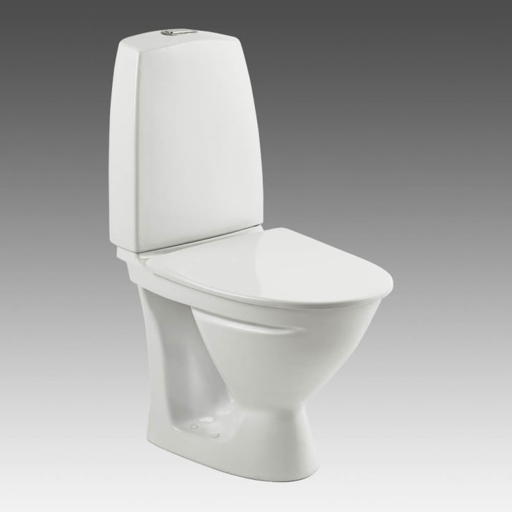 Ifö Sign kompakt toilet, rengøringsvenlig, hvid