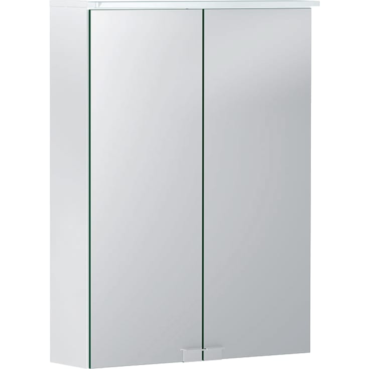 Geberit Option spegelskåp med belysning, 50x67,5 cm, matt vit