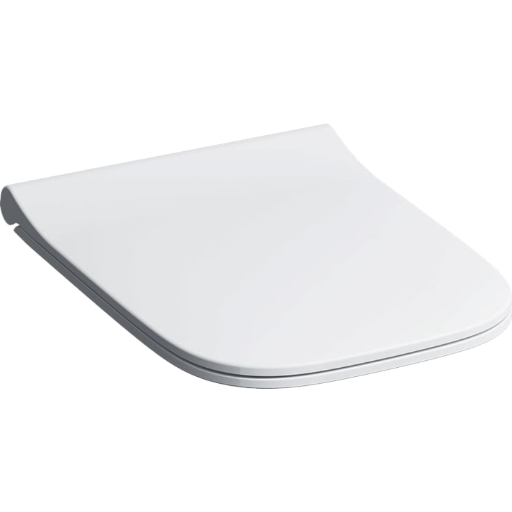 Geberit Smyle Square toalettsete, soft close, hvit