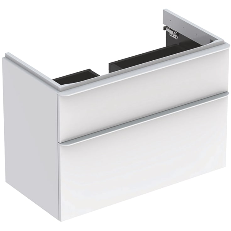 Geberit Smyle Square underskåp, 88,4x47 cm, vit högglans