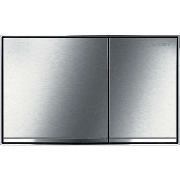 Geberit Sigma 60 Square betjeningsplate, børstet krom