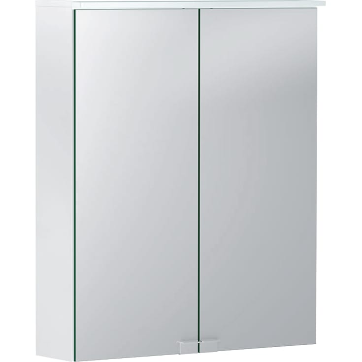 Geberit Option spegelskåp med belysning, 56x67,5 cm, matt vit