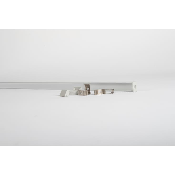 FLEX230 Profil 2M ALU, med låg, påbygning, 18x13 mm