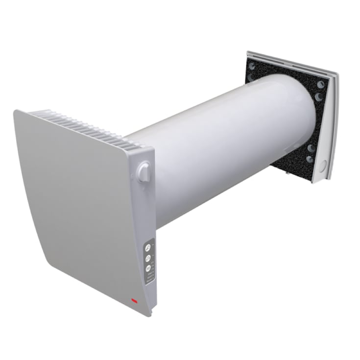 Duka One S6 Plus fläkt med värmeåtervinning, Ø160 mm, vit