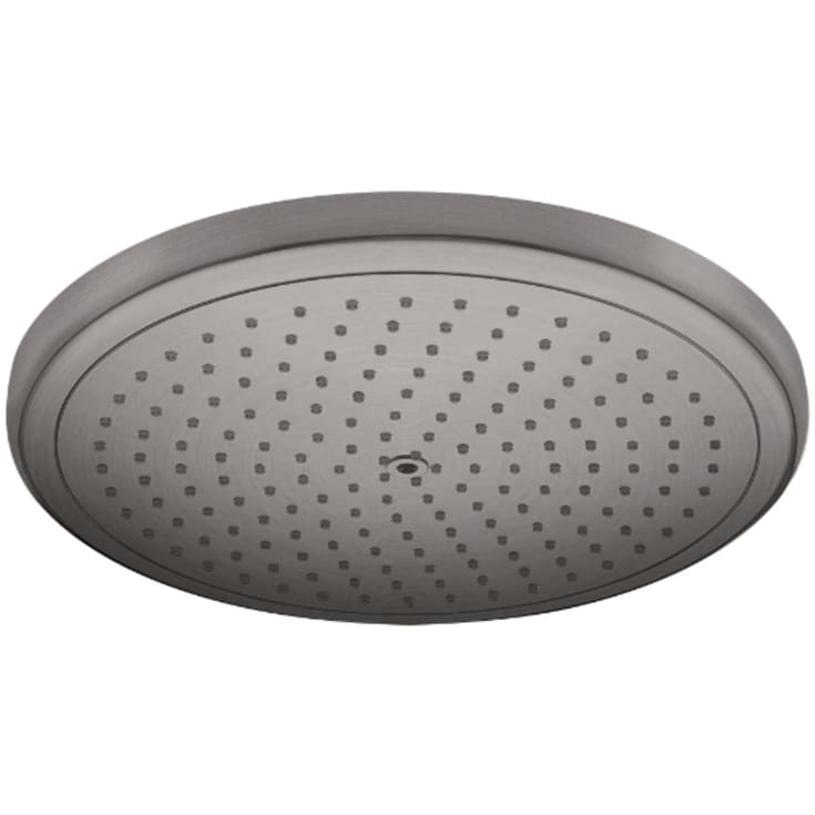 Hansgrohe Croma takdusj, Ø28 cm, vannbesparende, børstet sort krom