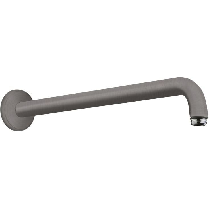 Hansgrohe dusjarm, 38,9 cm, børstet sort krom