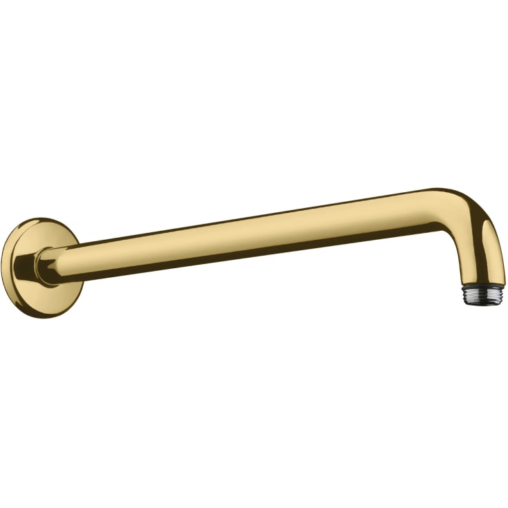 Hansgrohe brusearm 389 mm, guld