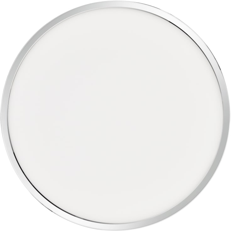 Nordlux Oja taklampe, 3-trinns dim, krom, Ø42 cm