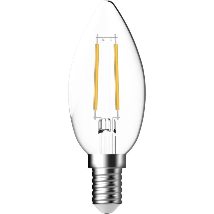 Nordlux Energetic E14 filament kertepære, 4W, klar, 4000K