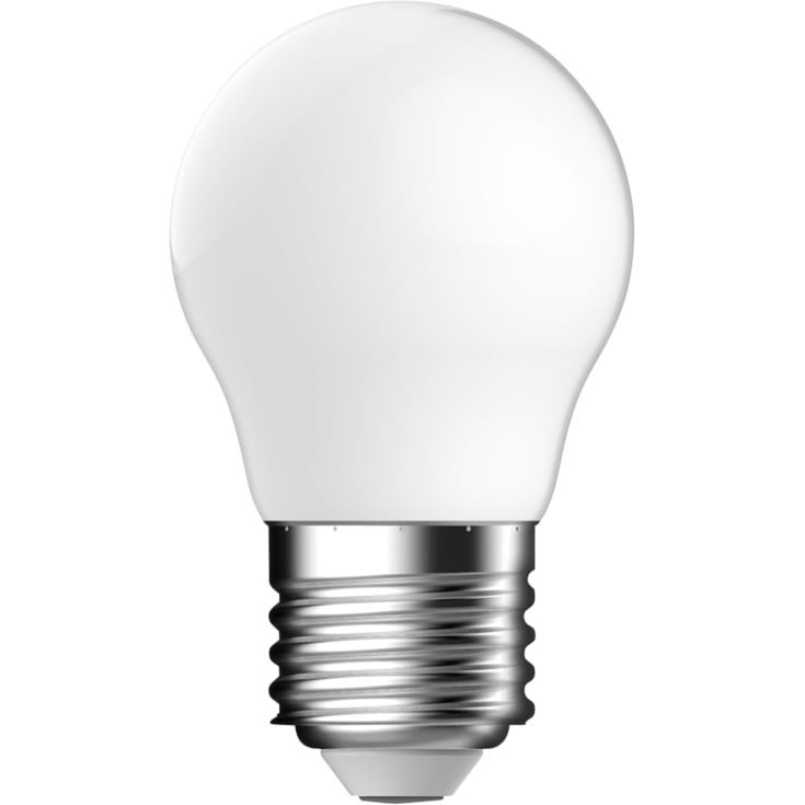 Nordlux Energetic E27 LED filament kronepære, 6,3W, hvid