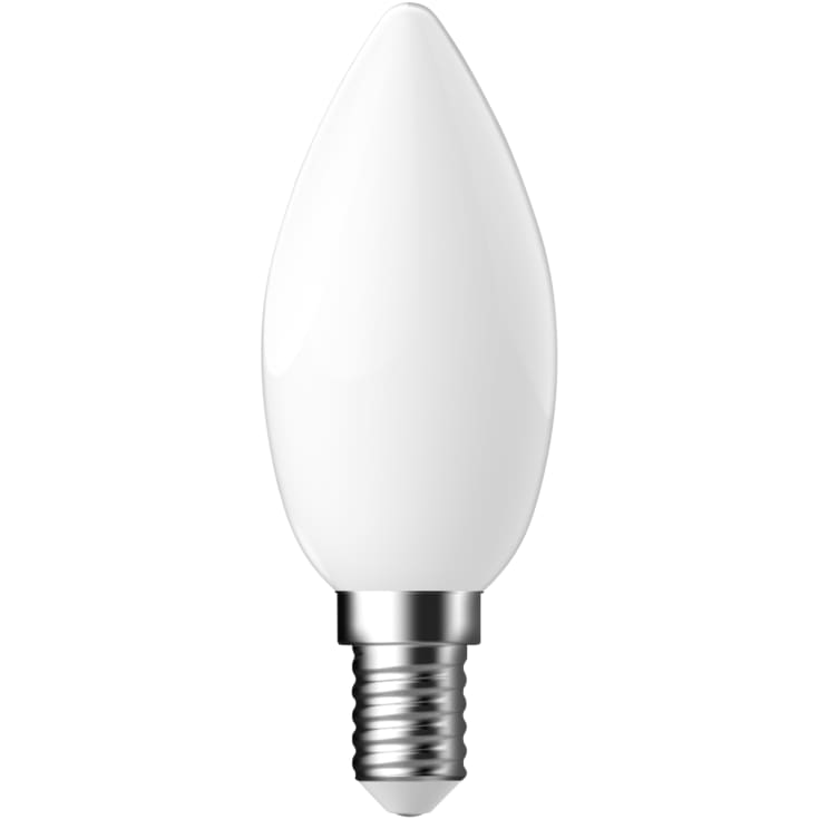 Nordlux Energetic E14 kertepære, 4,6W, hvid, 4000K