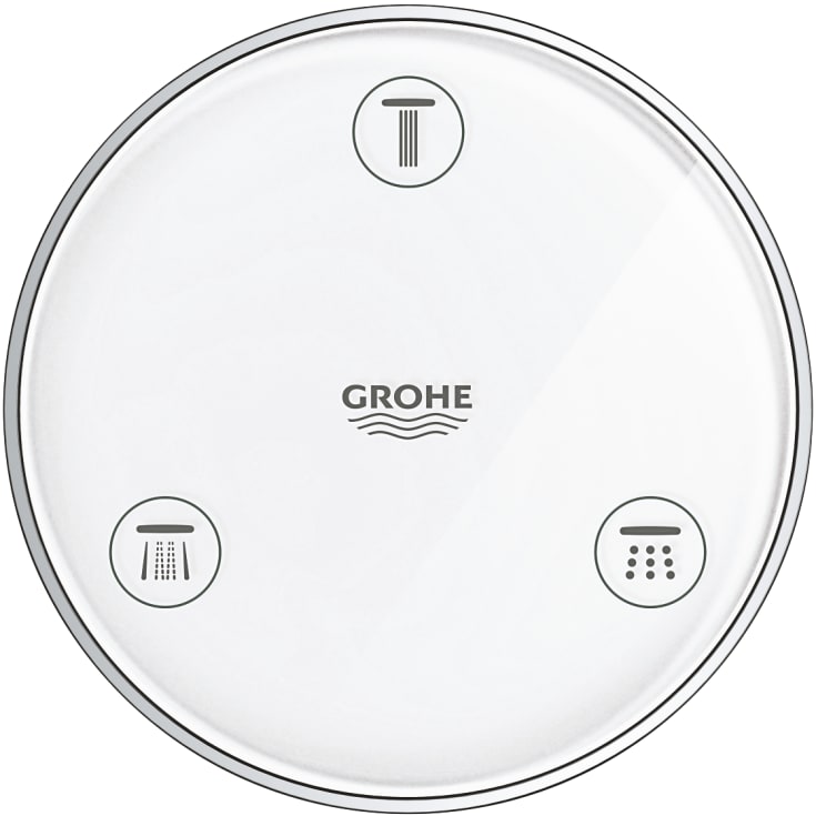 Grohe Rainshower SmartConnect Cube brusehoved, 31x31 cm, vandbesparende, krom
