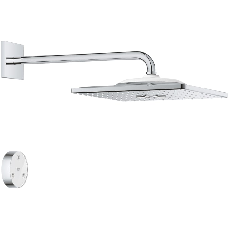 Grohe Rainshower SmartConnect Cube brusehoved 31x31 cm, krom