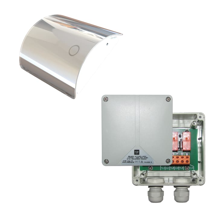 Komfyrmonitor 3F, MKOMFY Hybrid 16R400V-D, trådløs sensor for tak