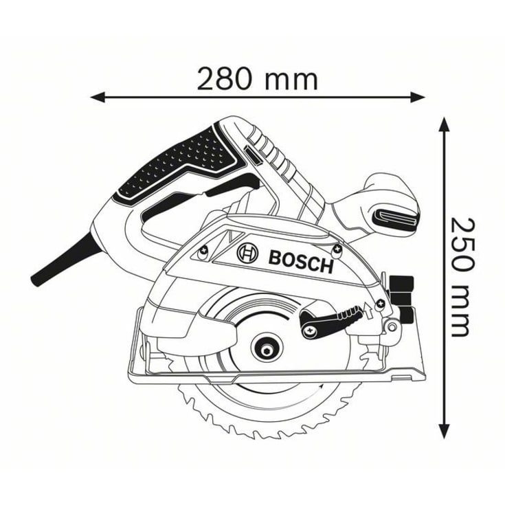 Bosch rundsav GKS 165 professional