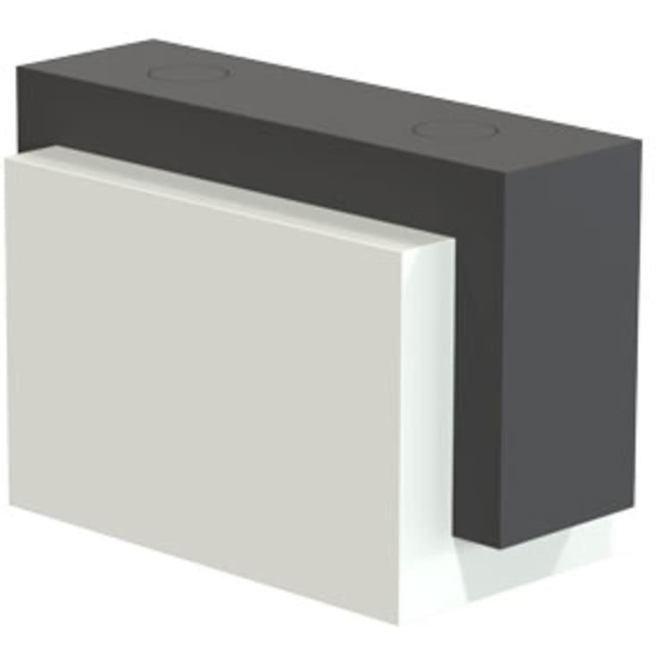 Frost dørstopper 5001,  mat hvid
