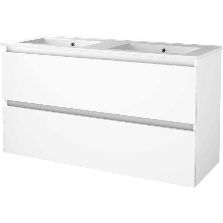 Sanibell Basicline møbelpakke, 120x46 cm, hvithøyglans
