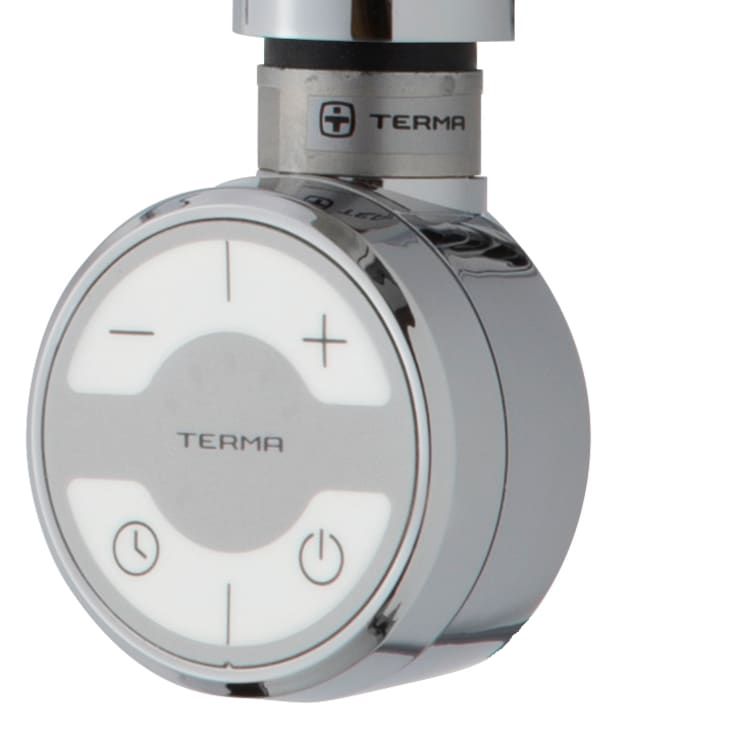 TVS Elpatron 300 watt m/bryter, termostat & timerfunksjon, krom