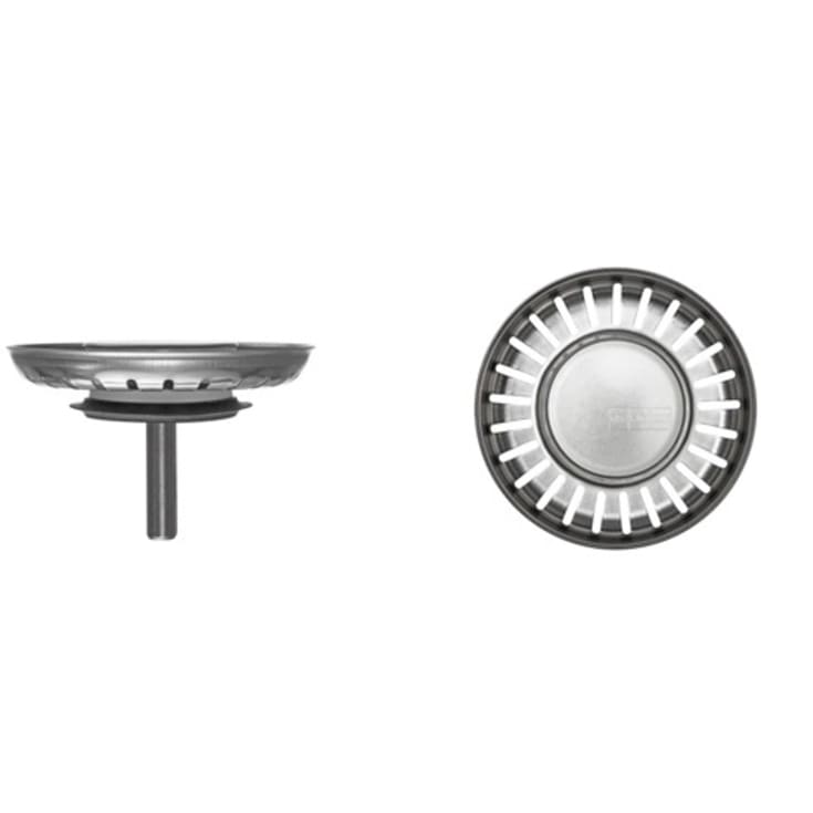 Franke kurveventil, manuell, Ø81 mm, krom