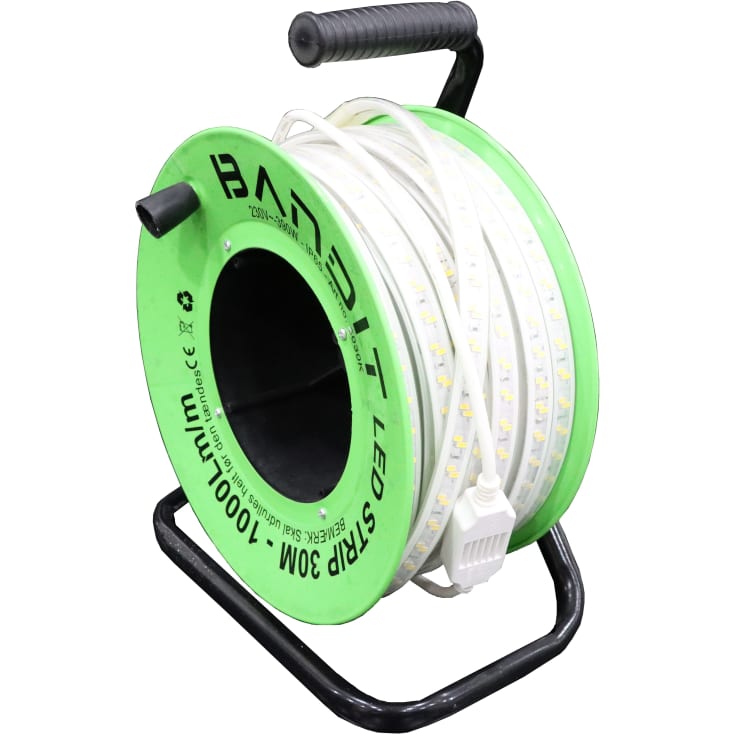 Bandit LED strip tromle - 30 meter