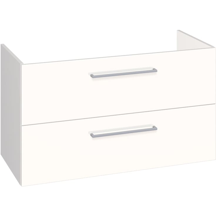Dansani Mido+ servantskap, 100x44 cm, hvit